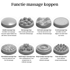 anti-cellulitis apparaat met massage koppen